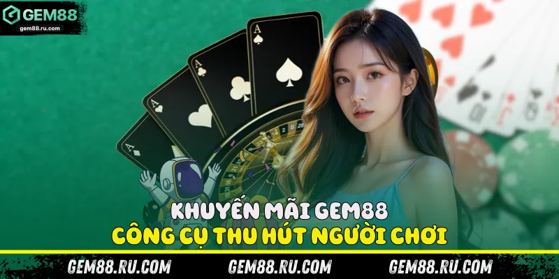 Khuyến mãi Gem88 - Công cụ thu hút người chơi